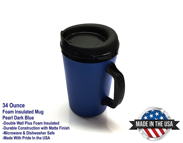 34oz. Foam Insulated Travel Mug 2-Pack