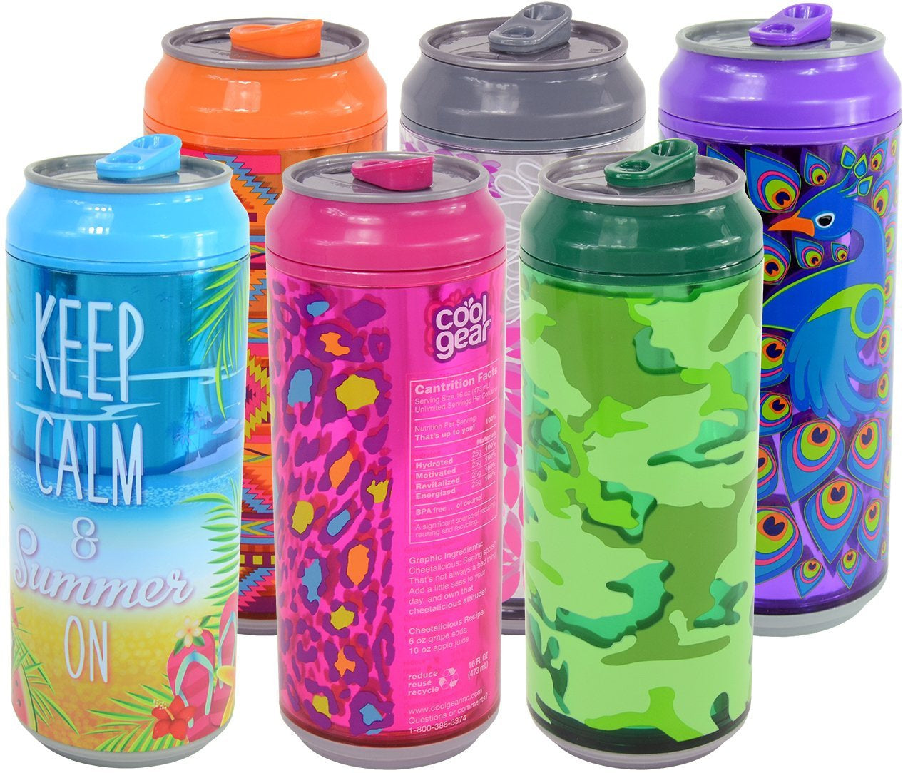 24 Oz Custom Printed Cool Gear® Shaker Bottles