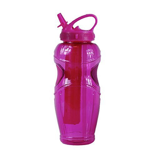 Zefal Little Z Girl 12oz Water Bottle with Cage, White/Pink