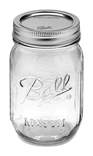 16 Oz Drinking Glass Mason Jars  Glassware 