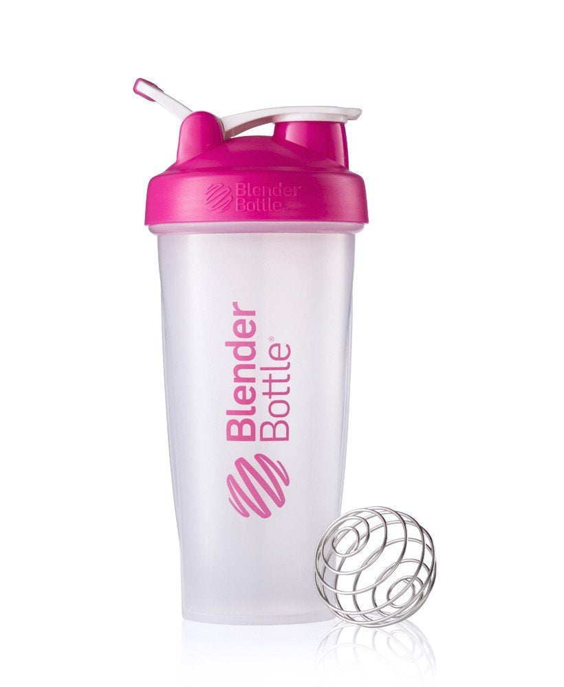 New Genuine 28oz + 20oz Pink Classic Blender Bottle Sundesa BlenderBottle  Fitness Water Bottle Shaker Cup For Protein Shakes and other powder