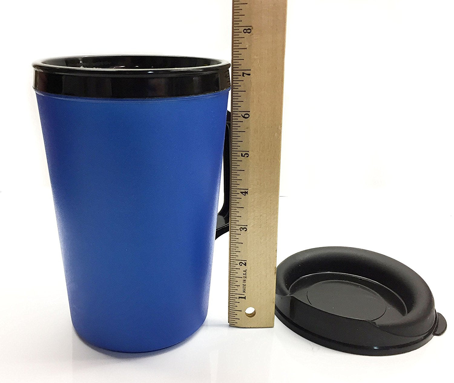  ThermoServ 2 Foam Insulated Coffee Mugs 34 oz (1) Blue & (1)  Black : Home & Kitchen